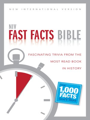 cover image of NIV Fast Facts Bible